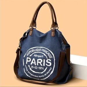 COPY - New, Paris canvas large bag